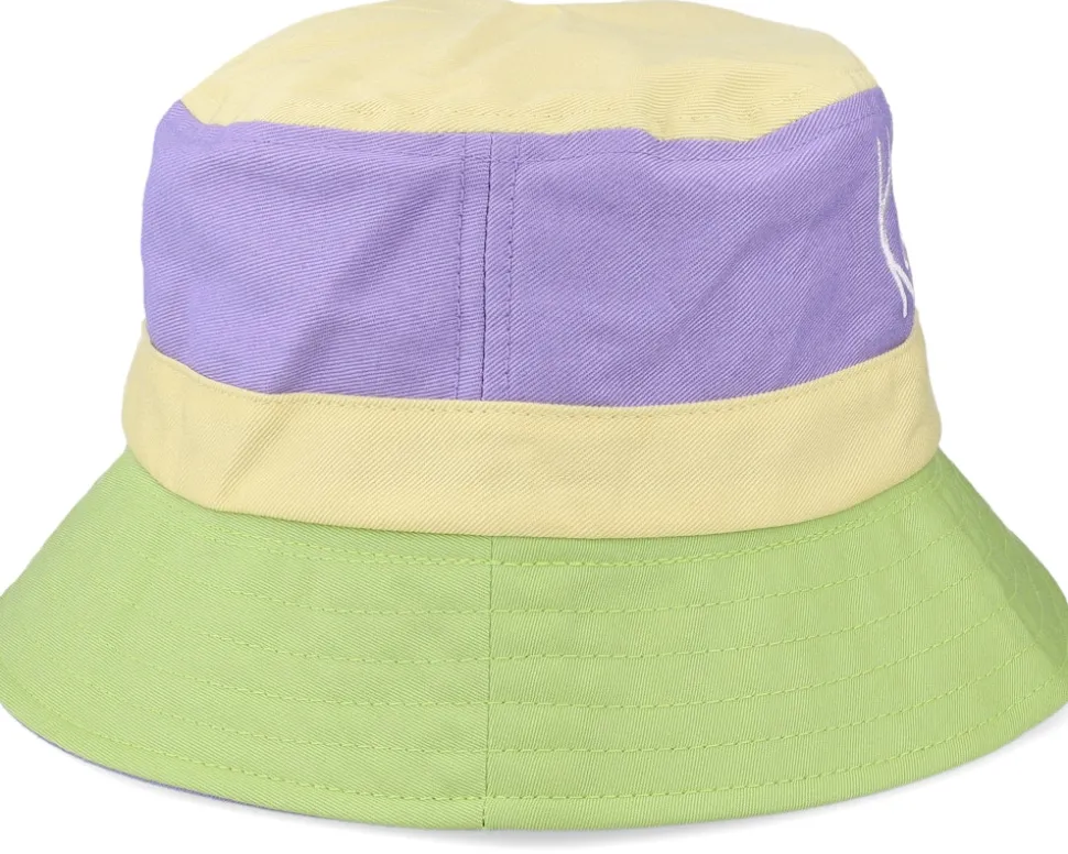 Signature Reversible Block Purple/Yellow/Green Bucket - Karl Kani
