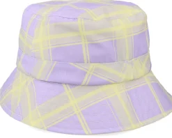 Signature Reversible Check Purple/Yellow/Sand Bucket - Karl Kani