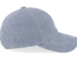 Single Script Cap Blue Grey Corduroy Dad Cap - Reell