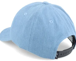 Single Script Cap Light Blue Denim Dad Cap - Reell