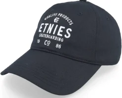 Skate Co Black/White Dad Cap - Etnies