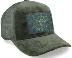 Skogen Velvet Olive Trucker - SQRTN
