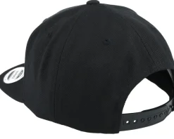 Skull & Pistons Patch Black Snapback - Born To Ride