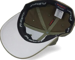 Skull Biker Logo Olive Flexfit - Born To Ride