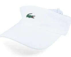 Small Logo White Visor - Lacoste