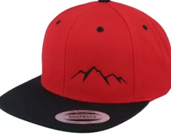 Small Mountain Black/Charcoal Grey/Black Snapback - Wild Spirit