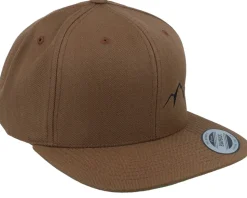 Small Mountain Black/Tan Brown Snapback - Wild Spirit