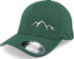 Small Mountain White/Spruce Green Flexfit - Wild Spirit