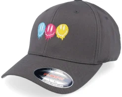 Smileys Wooly Combed Dark Grey Flexfit - Iconic