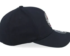 Smoke Grill Bbq Logo Blk Wooly Combed Black Flexfit - Bearded Man