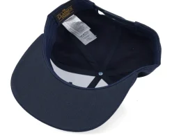 Smoke Grill Bbq Logo Dark Navy/Dark Navy Snapback - Bearded Man