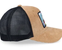 Smooth Sea Never Made A Skilled Sailor Cord Caramel/Black Trucker - Jack Anchor