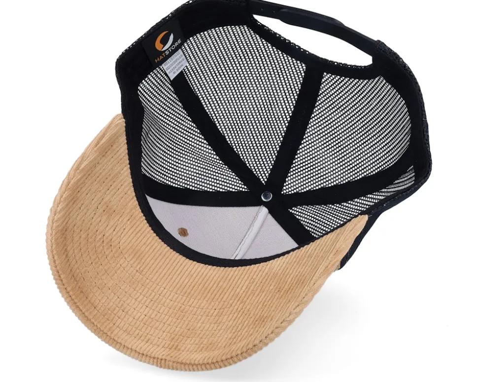 Smooth Sea Never Made A Skilled Sailor Cord Caramel/Black Trucker - Jack Anchor