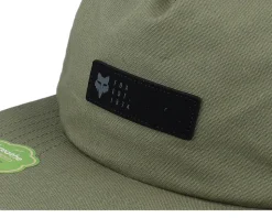 Source Adjustable Hat Olive Green Strapback - Fox