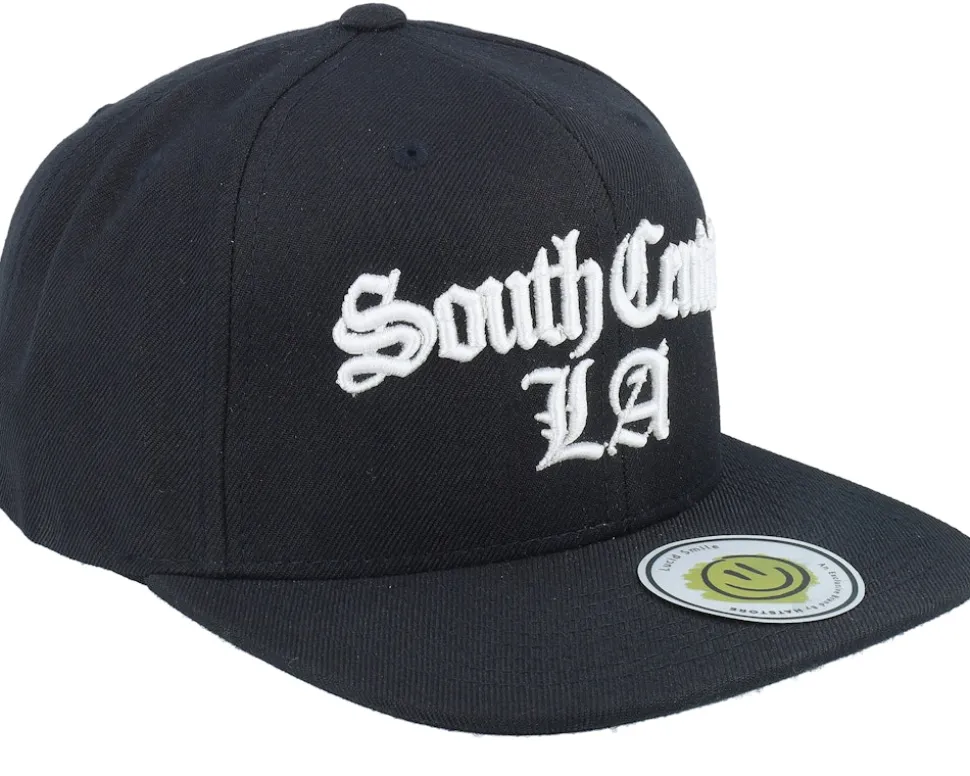 South Central La 3d Script Black Snapback - Lucid Smile