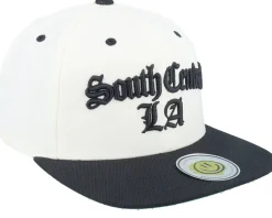 South Central La 3d Script Natural/Black Snapback - Lucid Smile