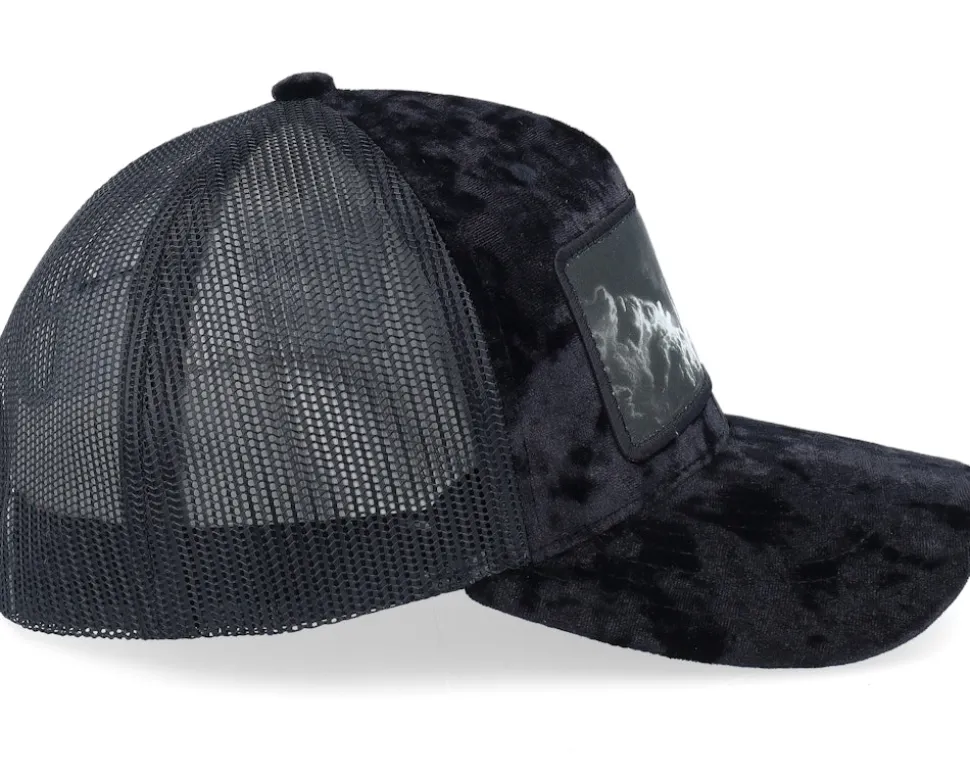 Space Shuttle Launch Velvet Black Trucker - Calza Pennello