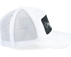 Space Shuttle Launch Velvet White Trucker - Calza Pennello