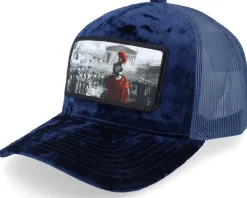 Spartan King Velvet Black A-frame Trucker - Calza Pennello