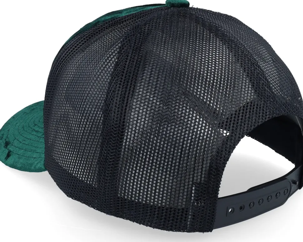 Spartan King Velvet Green/Black A-Frame Trucker - Calza Pennello