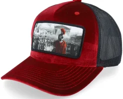 Spartan King Velvet Navy A-Frame Trucker - Calza Pennello