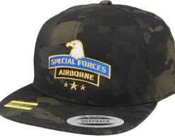 Special Forces Multicam Black Snapback - Army Head