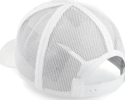 Speed Boat Racing Velvet White A-Frame Trucker - Calza Pennello