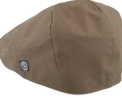 Spencer Waxed Cotton Green Flat Cap - CTH Ericson