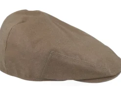 Spencer Waxed Cotton Green Flat Cap - CTH Ericson