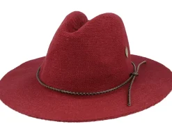 Spice Temple Knit Panama Dark Red Fedora - Rip Curl