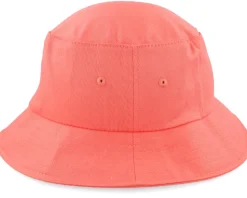 Spiced Coral Cotton Twill Bucket - Flexfit