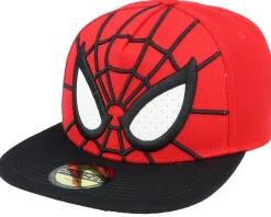 Spider-Man 3D Mesh Eyes Red/Black Snapback - Difuzed