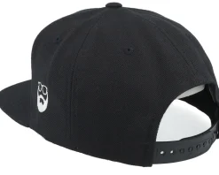 Spike Beard Black Snapback - Bearded Man