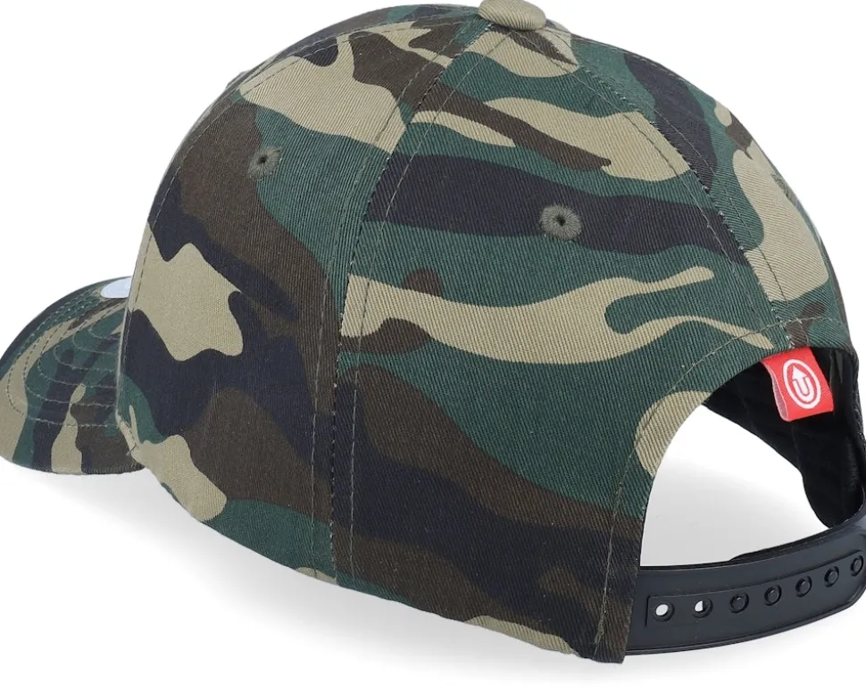 Spinback Low Crown Baseball Camo/Black Adjustable - Upfront