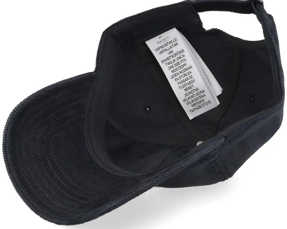 Sportstyle Corduroy Black Dad Cap - Under Armour