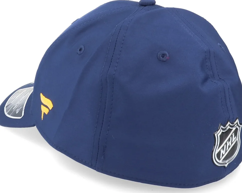 St. Louis Blues Authentic Pro Training Flex Navy Flexfit - Fanatics
