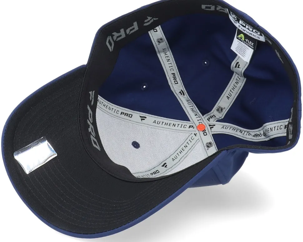 St. Louis Blues Authentic Pro Training Flex Navy Flexfit - Fanatics