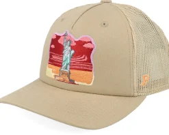 Statue Of Liberty Sand A-Frame Trucker - Jim Pilleus