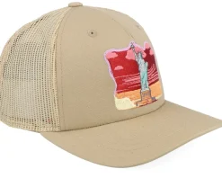Statue Of Liberty Sand A-Frame Trucker - Jim Pilleus