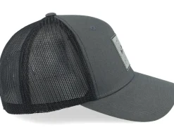 Steamboat Willie Engraved Patch Dark Grey Trucker - Public Domain