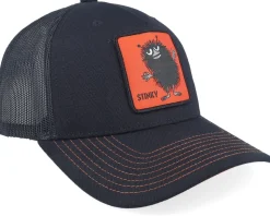 Stinky Patch Black/Orange Trucker - SQRTN