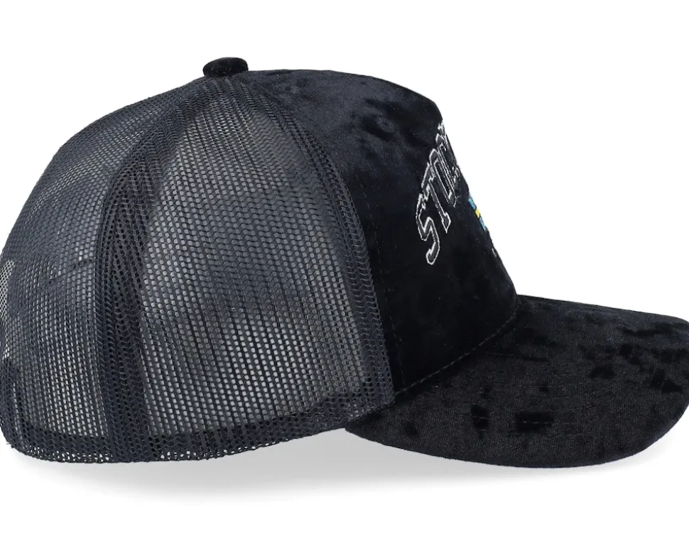 Stockholm Sweden Velvet Black Trucker - Iconic