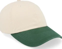 Stone Washed Stone/Dark Green Dad Cap - Equip