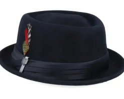 Stout Black/Black Pork Pie - Brixton