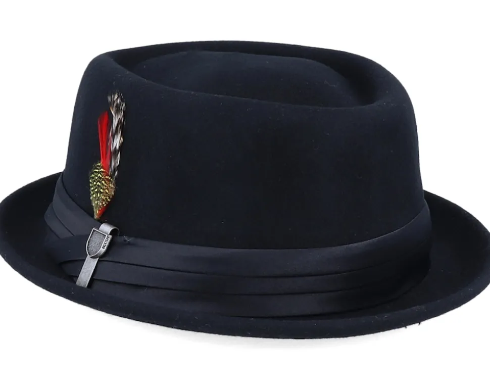 Stout Black/Black Pork Pie - Brixton