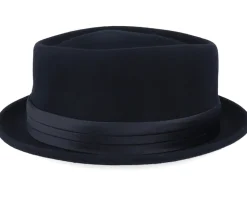 Stout Black/Black Pork Pie - Brixton