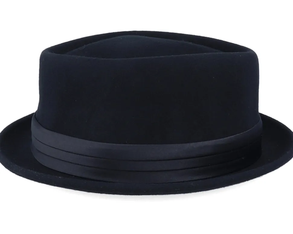 Stout Black/Black Pork Pie - Brixton