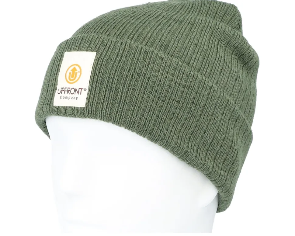 Stranded Beanie Color Army Cuff - Upfront