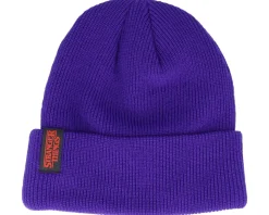 Stranger Things Turn-up Beanie Purple Cuff - Difuzed