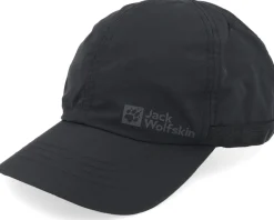 Strap Cap Black Dad Cap - Jack Wolfskin